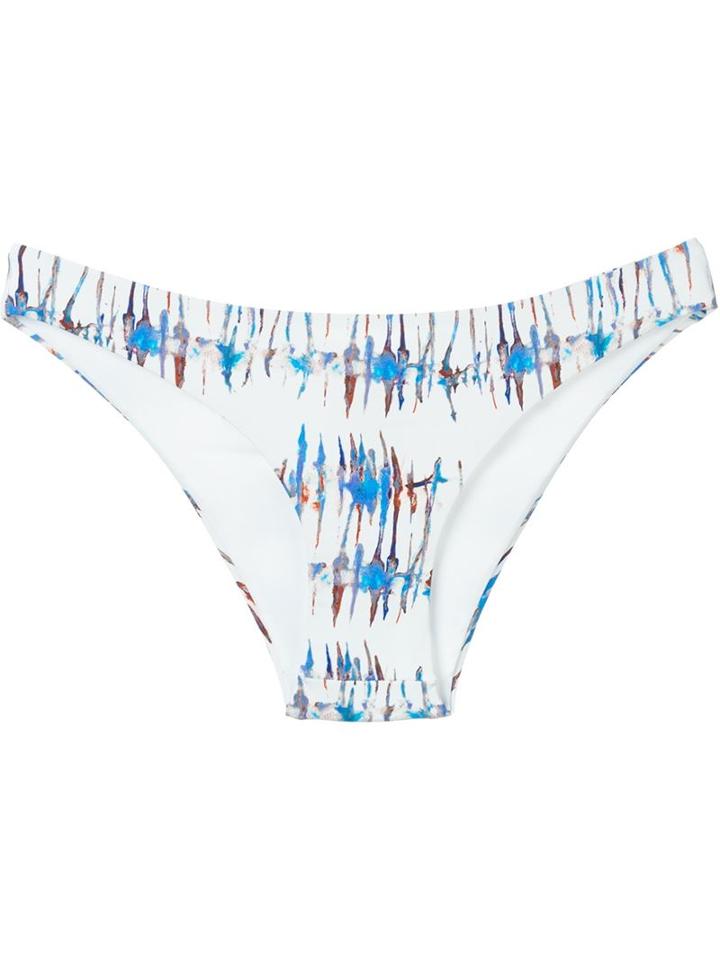 Heidi Klein 'venice Beach' Hipster Bikini Bottoms, Women's, Size: Medium, White, Polyamide/spandex/elastane
