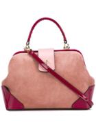 Manu Atelier Frame Tote Bag - Pink & Purple