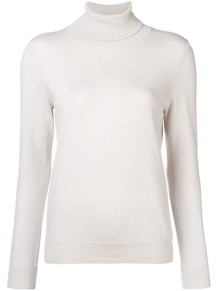 N.peal Turtle Neck Jumper - Nude & Neutrals