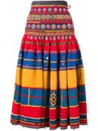 A.n.g.e.l.o. Vintage Cult 1970's Ethnic Skirt - Yellow