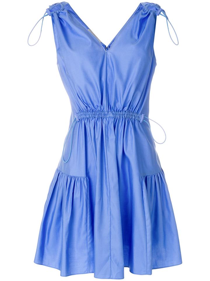 Stella Mccartney Flared Sleeveless Dress - Blue