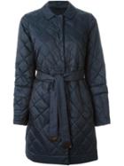 S Max Mara Reversible Padded Coat, Women's, Size: 46, Blue, Polyester/polyamide/feather Down