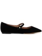 Tabitha Simmons Hermione Pointed Flats - Black