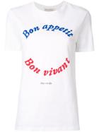 Être Cécile Bon Appetit T-shirt - White