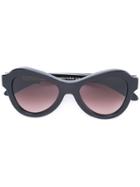 Kuboraum Cat Eye Sunglasses - Black