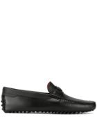 Tod's Textured Detail Loafers - Black