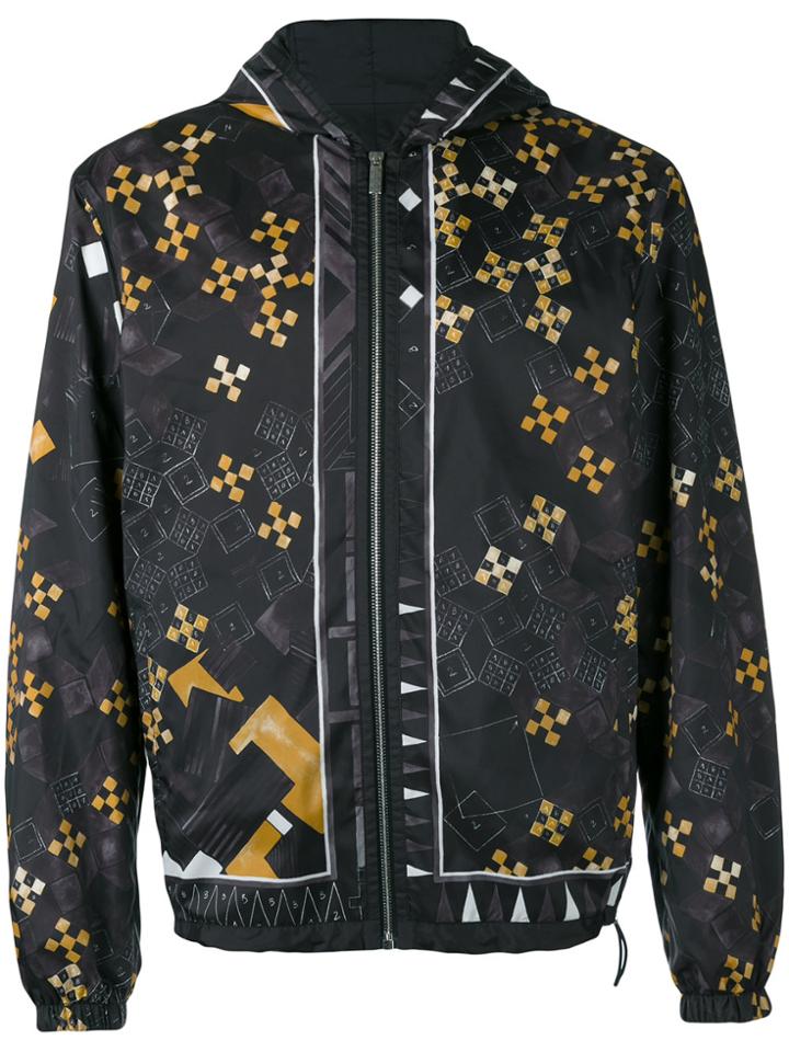 Versace Baroque Medusa Print Jacket - Black