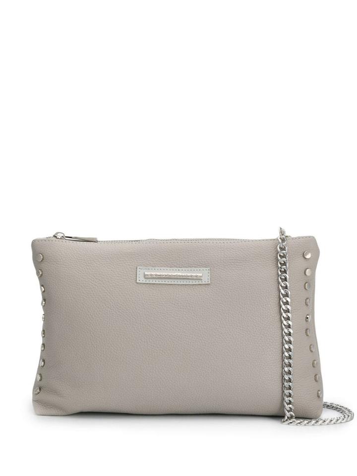 Marc Ellis Logo Zipped Clutch - Grey