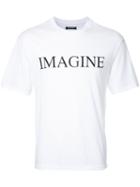 Christian Dada Imagine T-shirt, Men's, Size: 48, White, Cotton