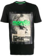 Frankie Morello Logo Printed T-shirt - Black