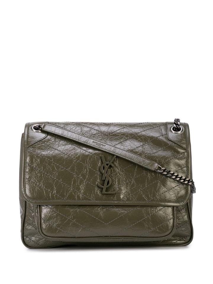 Saint Laurent Large Niki Shoulder Bag - Green