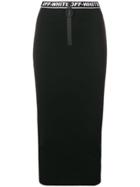 Off-white Diag Pencil Skirt - Black
