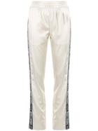 Roberto Cavalli Logo Stripe Track Pants - White