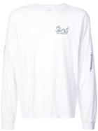 Local Authority Dragon-print Long-sleeve T-shirt - White