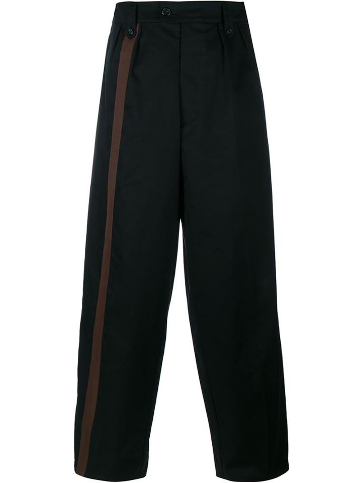 Raf Simons Tapered Wide-leg Trousers