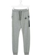 John Richmond Kids Logo Joggers - Grey