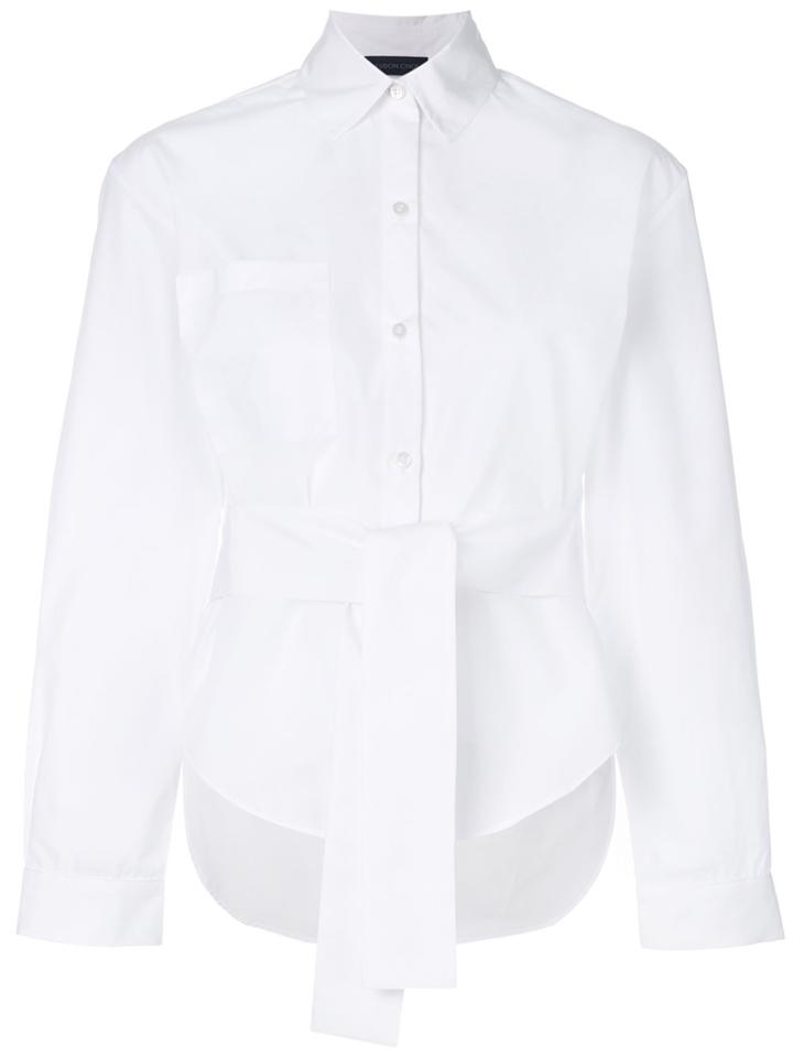Eudon Choi Tie Waist Shirt - White