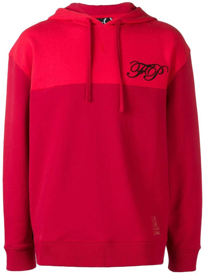 Raf Simons X Fred Perry Embroidered Logo Hoodie