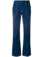 Chloé High-rise Straight-leg Jeans - Blue