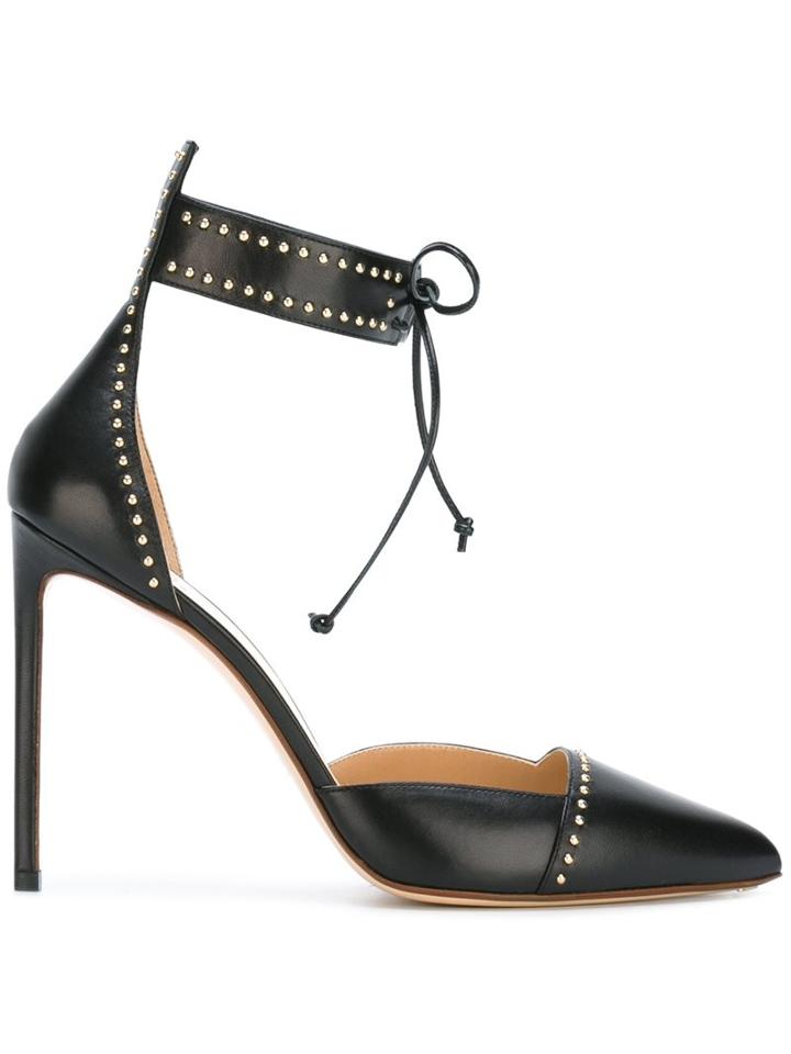 Francesco Russo Ankle Tie Pumps
