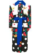 Msgm Multi-pattern Coat - White