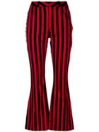 Marques'almeida Striped Flared Trousers - Black
