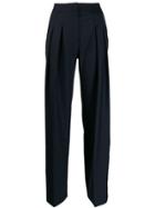 Victoria Victoria Beckham Cigarette Trousers - Blue