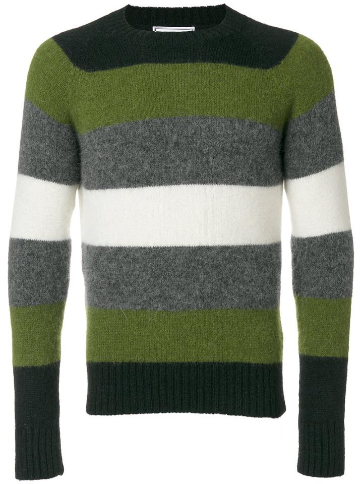 Ami Alexandre Mattiussi - Striped Knit Jumper - Men - Alpaca/wool/polyamide - M, Alpaca/wool/polyamide