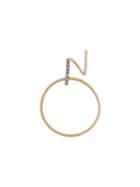 Maria Black Darcy Blanc Diamond Earring (left) - Metallic
