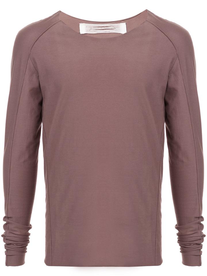 Individual Sentiments Raw Edge Shirt - Brown