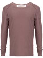 Individual Sentiments Raw Edge Shirt - Brown