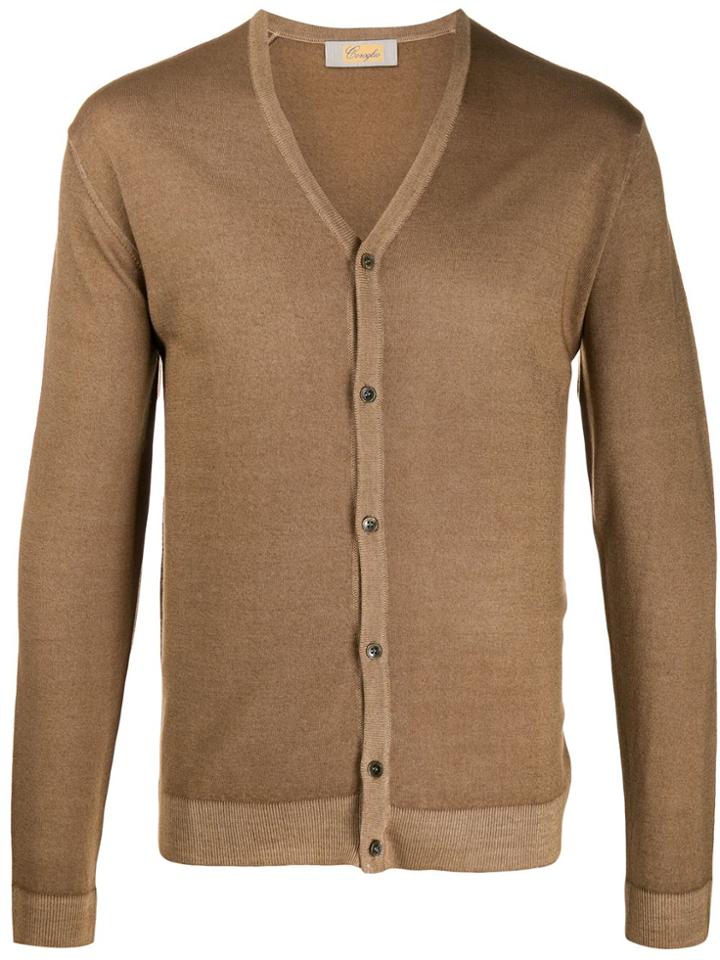 Entre Amis Knitted Cardigan - Brown