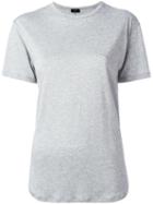Joseph Round Neck T-shirt, Women's, Size: Small, Grey, Cotton/lyocell