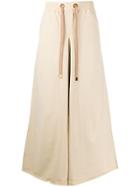 Fumito Ganryu Wide Leg Sweatpants - Neutrals