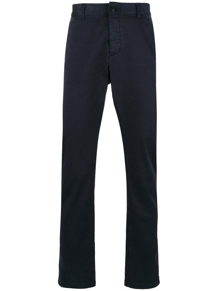Chino Basic Trousers - Men - Cotton - 32, Blue, Cotton, Saint Laurent