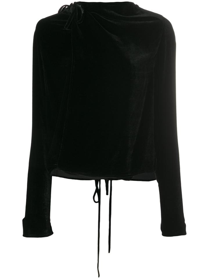 A.f.vandevorst Tie Waist Blouse - Black