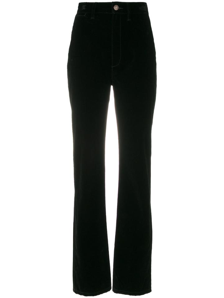 Marc Jacobs - Flared Trousers - Women - Cotton/viscose - 27, Black, Cotton/viscose