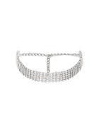 B-low The Belt Embellished Crystal Choker - Silver