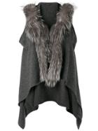 Fabiana Filippi Fur Knitted Vest - Grey