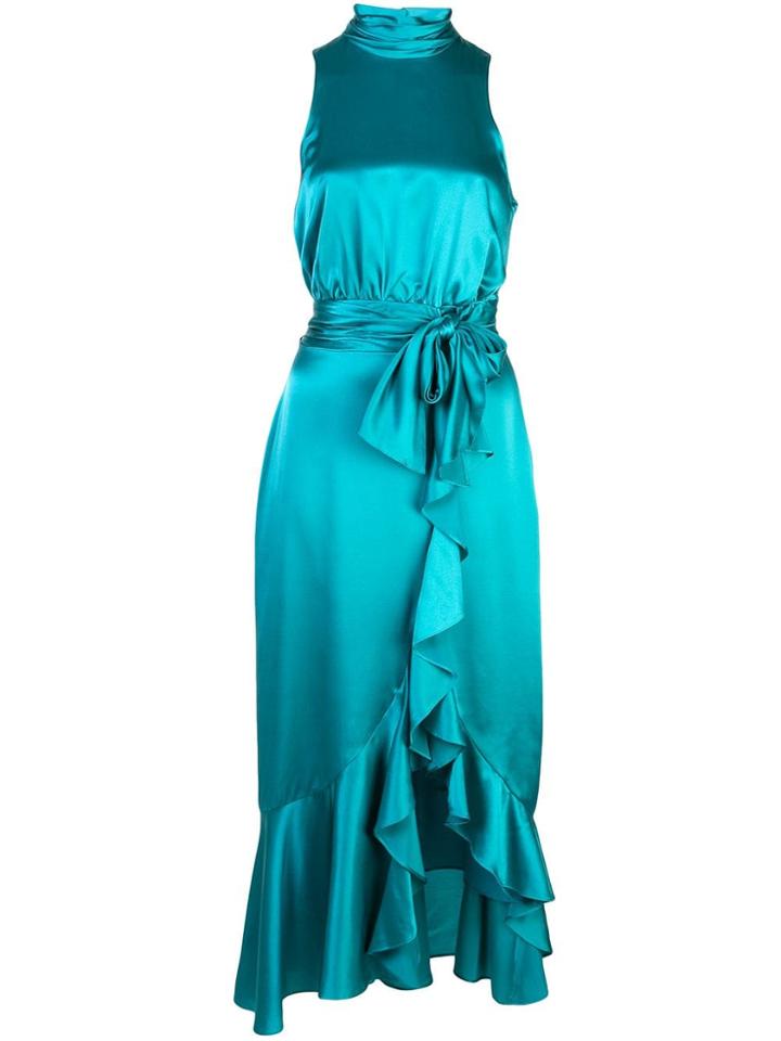 Cinq A Sept Ruffled Cocktail Dress - Blue