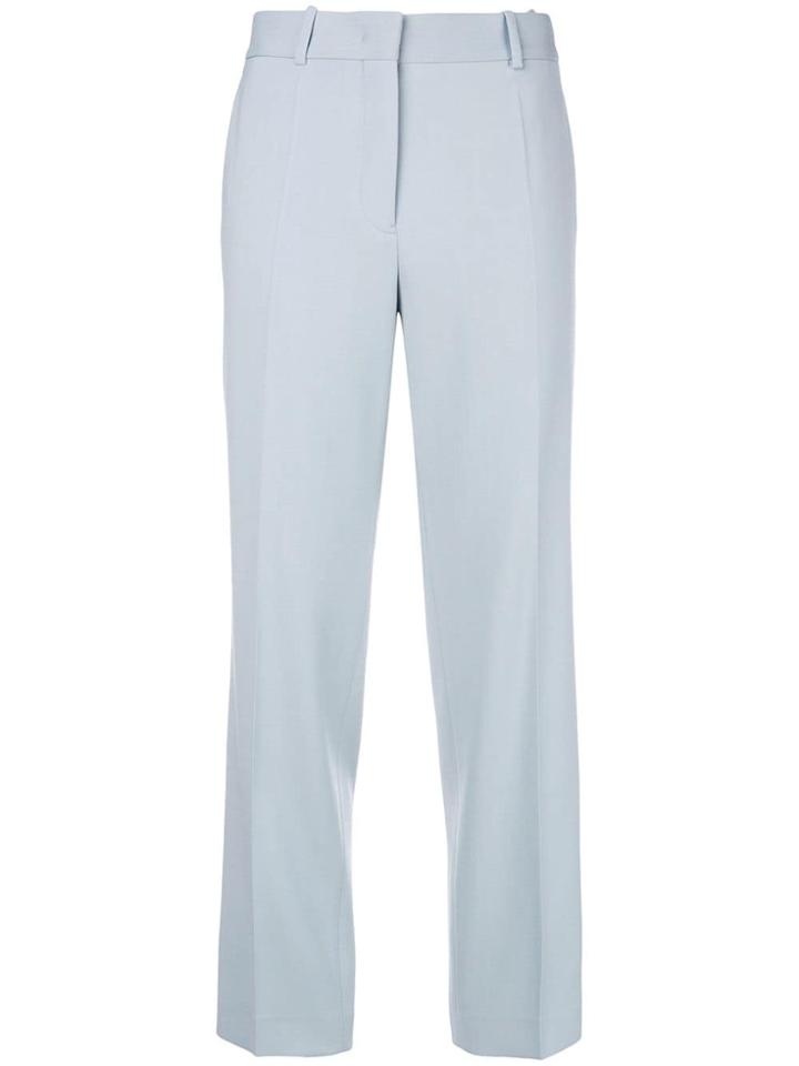 Jil Sander Cropped Straight-leg Trousers - Blue