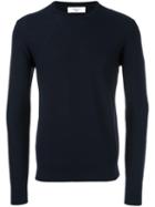 Fashion Clinic Classic Crew Neck Jumper, Men's, Size: 54, Blue, Wool