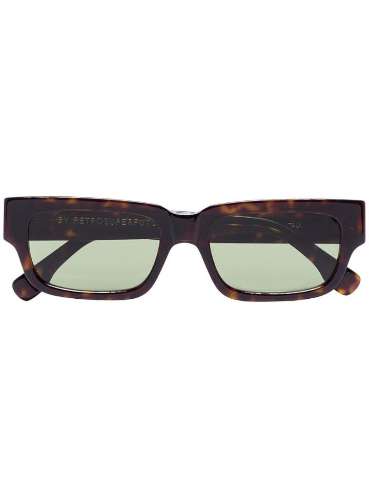 Retrosuperfuture Roma Tortoiseshell-effect Sunglasses - Brown