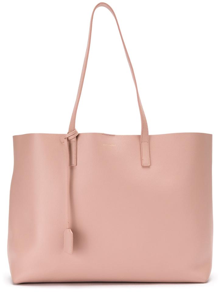 Saint Laurent Large Shopper Tote - Pink & Purple