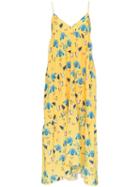 Borgo De Nor Anais Floral Print Dress - Yellow