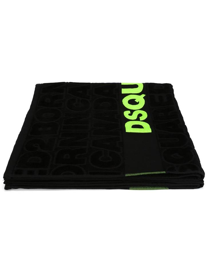 Dsquared2 Logo Contrasted Beach Towel
