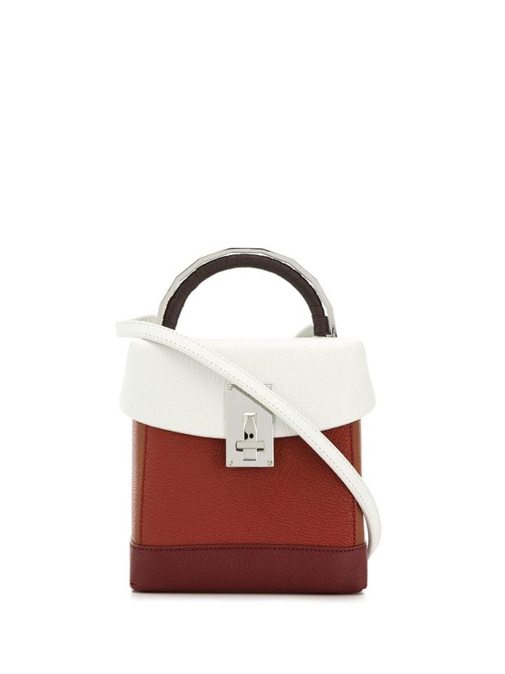 The Volon Box Shoulder Bag - Blue