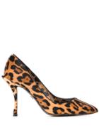 Dolce & Gabbana Leopard Pattern Pumps - Black