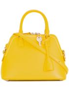 Maison Margiela Mini 5ac Crossbody Bag, Women's, Yellow/orange, Calf Leather