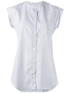 Golden Goose Deluxe Brand - Striped Sleeveless Shirt - Women - Cotton - M, Women's, White, Cotton